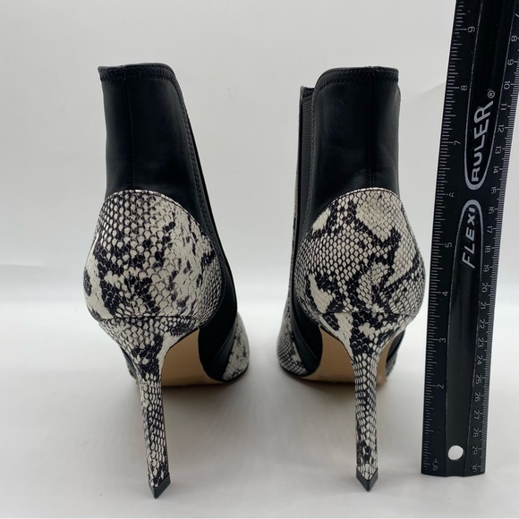 New York & Company Faye High Heel Ankle Boots snakeskin faux leather size 9M NEW - Picture 5 of 6